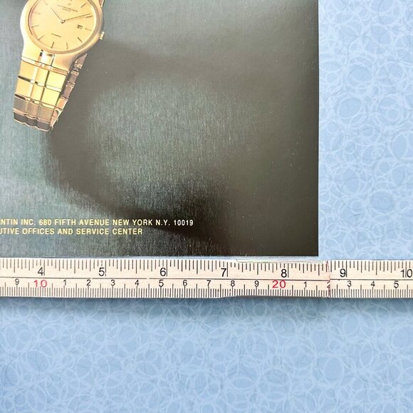 Vintage Vacheron Constantin Watch Ad Print – Retro Swiss Luxury Decor - Picture 6 of 7